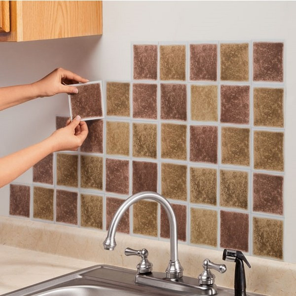 Sticky Backsplash For Kitchen
 Self adhesive backsplash tiles – save money on kitchen