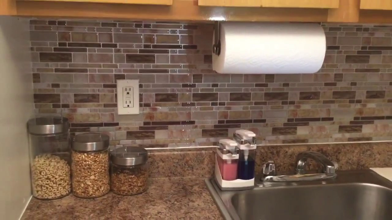 Sticky Backsplash For Kitchen
 Crystiles DIY Peel & Stick Backsplash for Kitchen and