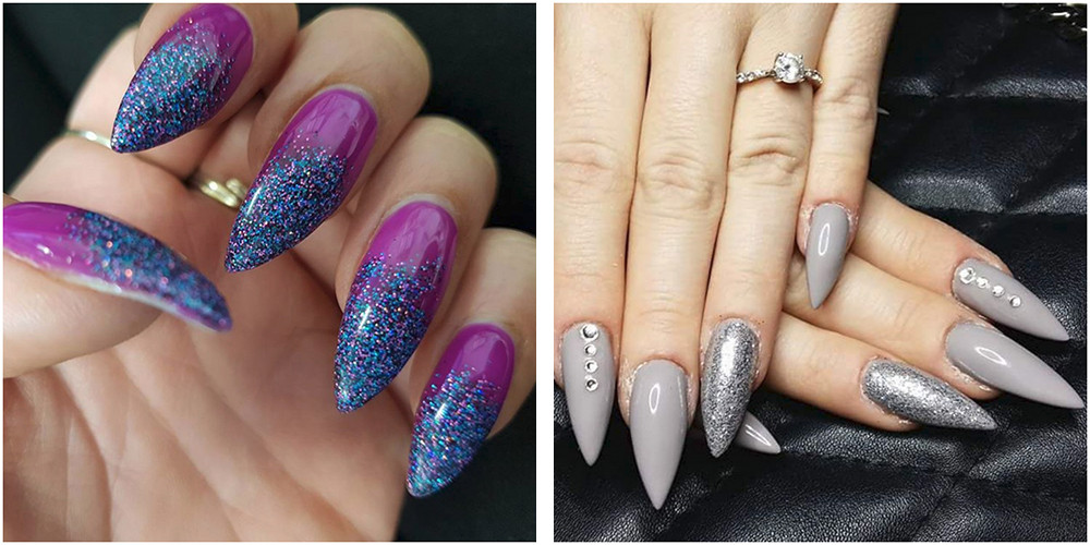 Stiletto Nail Ideas
 13 Cute Stiletto Nail Designs Best Ideas for Long and