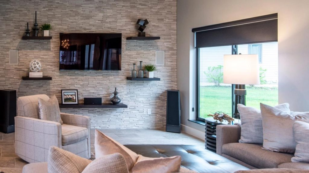 Stone Accent Wall Living Room
 Stacked Stone Veneer Panels 13 Design Ideas for Your Home