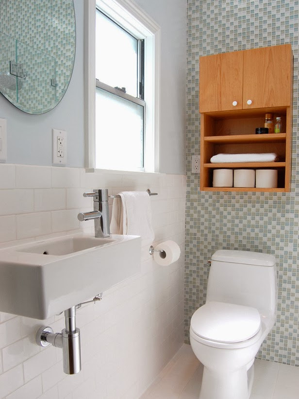 Storage Solutions For Small Bathroom
 Modern Furniture 2014 Clever Solutions for Small Bathrooms