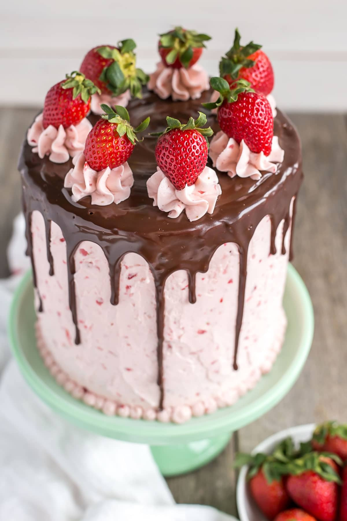 Strawberry Birthday Cake Recipes
 Chocolate Strawberry Cake Liv for Cake