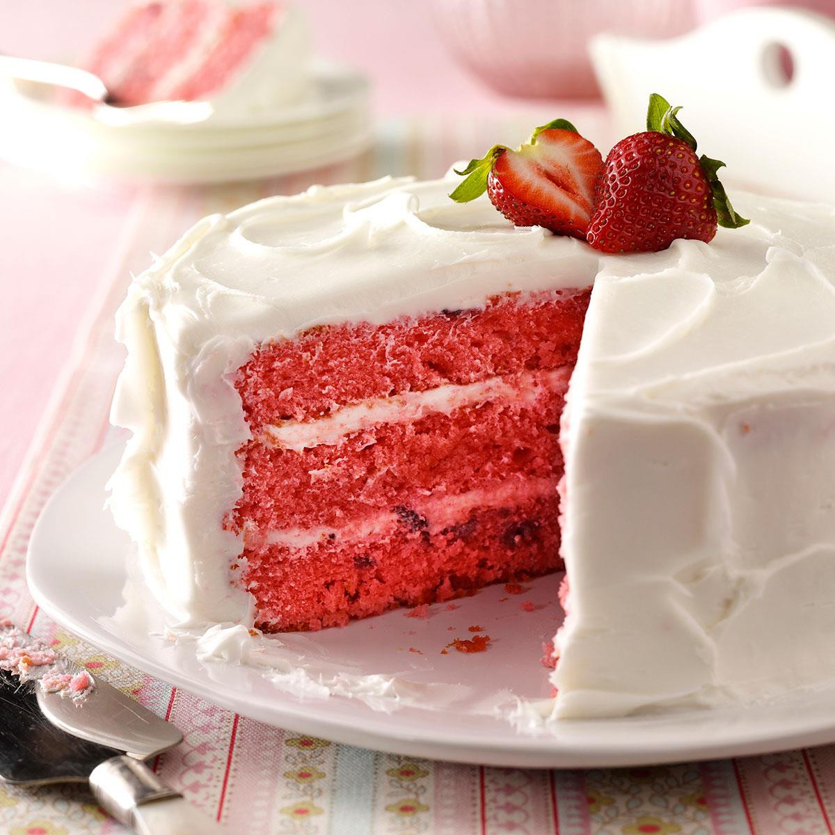 Strawberry Birthday Cake Recipes
 Strawberry Cake Recipe