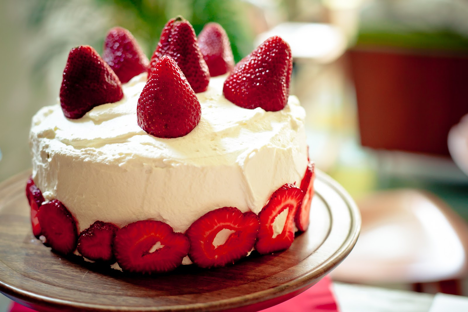 Strawberry Birthday Cake Recipes
 Food Twenty Four Seven Strawberry Birthday Cake