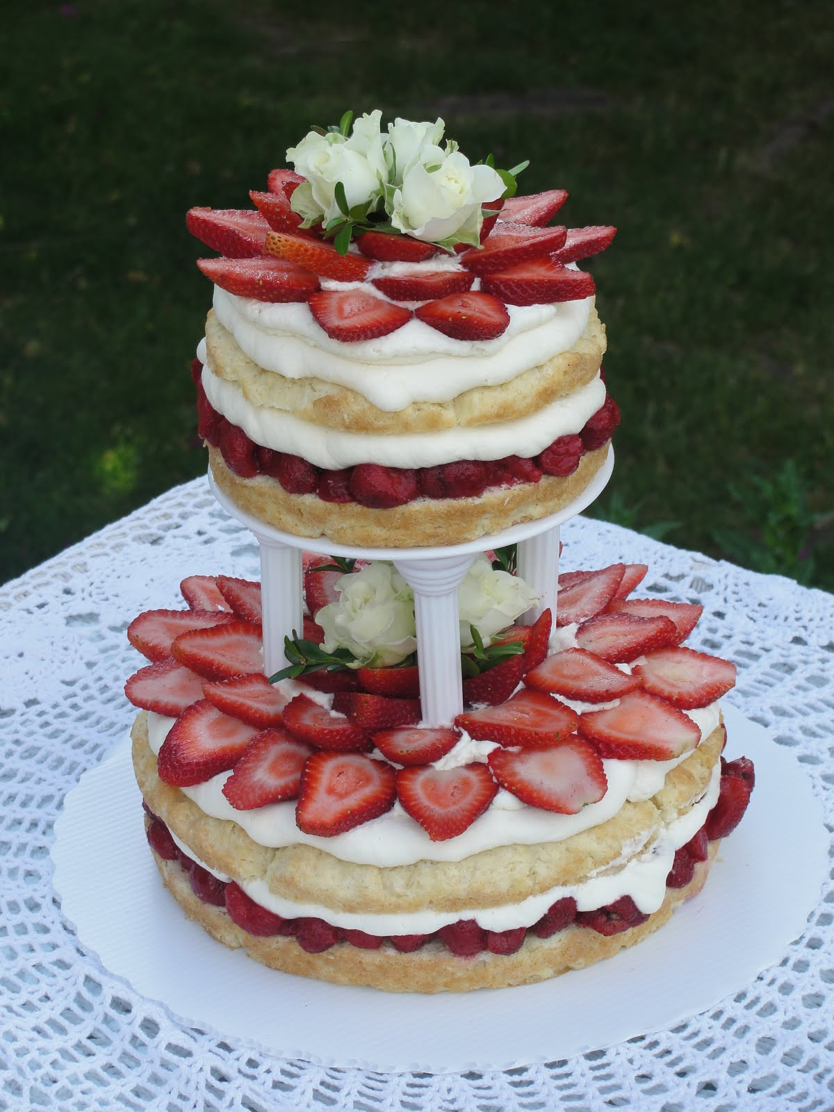 Strawberry Shortcake Wedding Cake
 Pie in the Sky Strawberry Shortcake Wedding