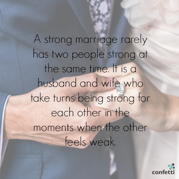 Strong Marriage Quote
 Confetti s Most Popular Love Quotes Confetti
