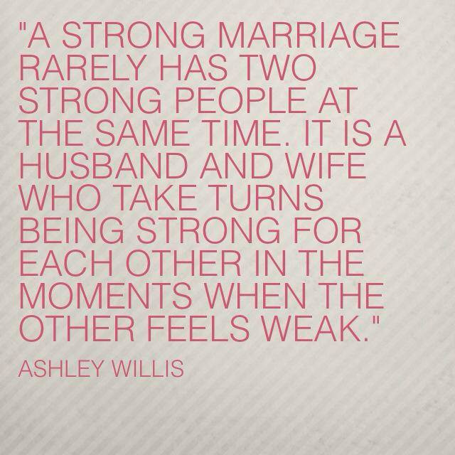 Strong Marriage Quote
 Dave Willis Quotes