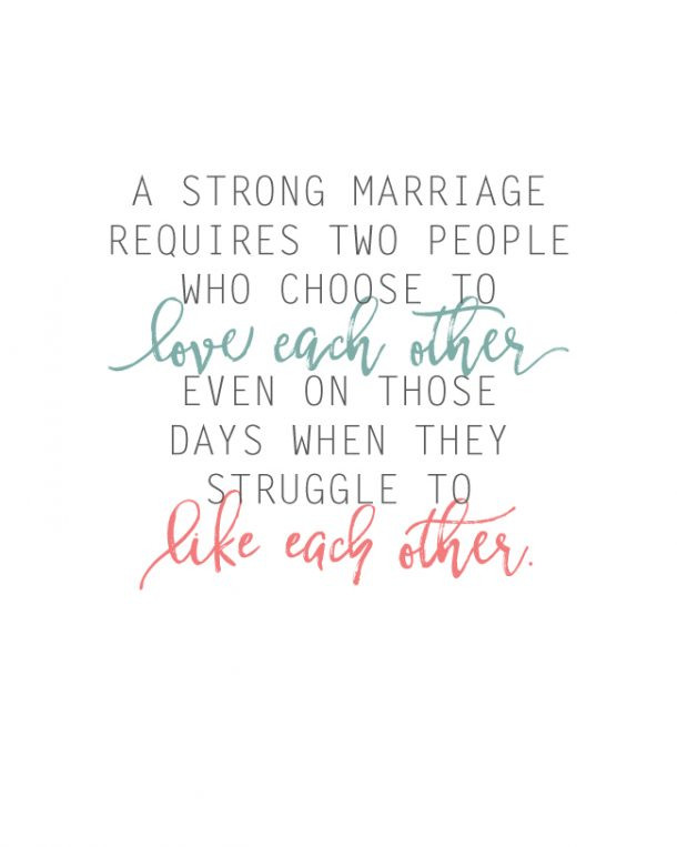 Strong Marriage Quote
 Sunday Encouragement A Strong Marriage
