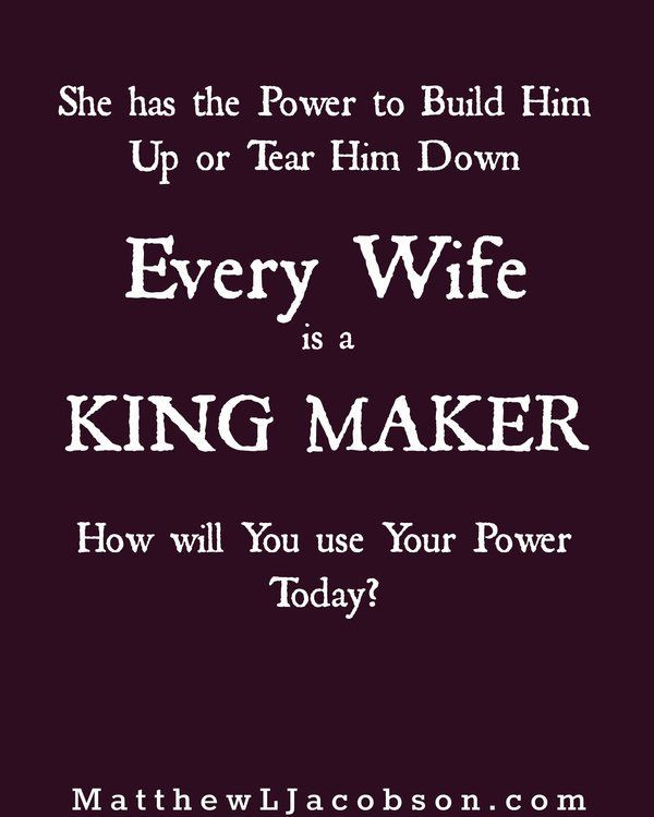 Strong Marriage Quote
 matthewljacobson everywifekingmaker600