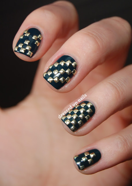 Studded Nail Art
 Nail Designs With Studs