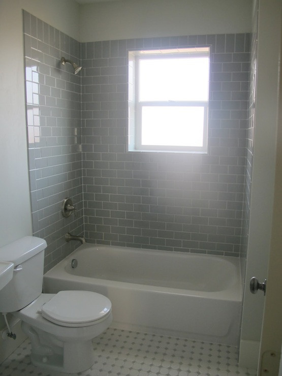Subway Tile Bathroom Design
 Gray Subway Tile Shower Design Ideas