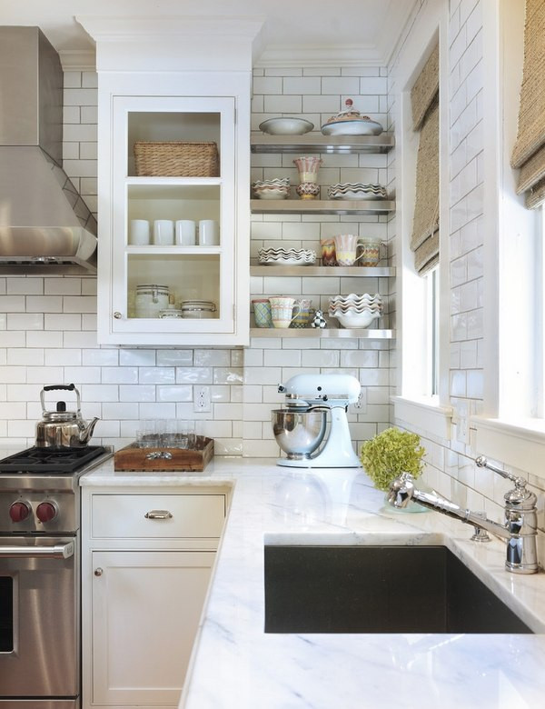 Subway Tiles Backsplash Kitchen
 The classic beauty of subway tile backsplash in the kitchen