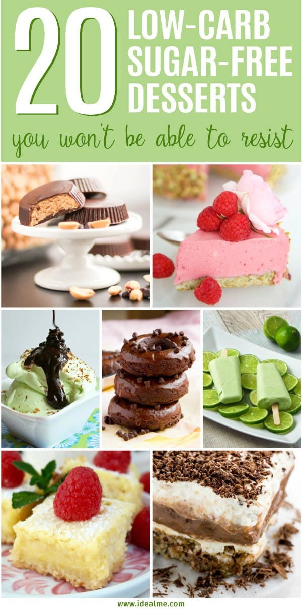 Sugar Free Desserts
 20 Best Low Carb Sugar Free Dessert Recipes Ideal Me