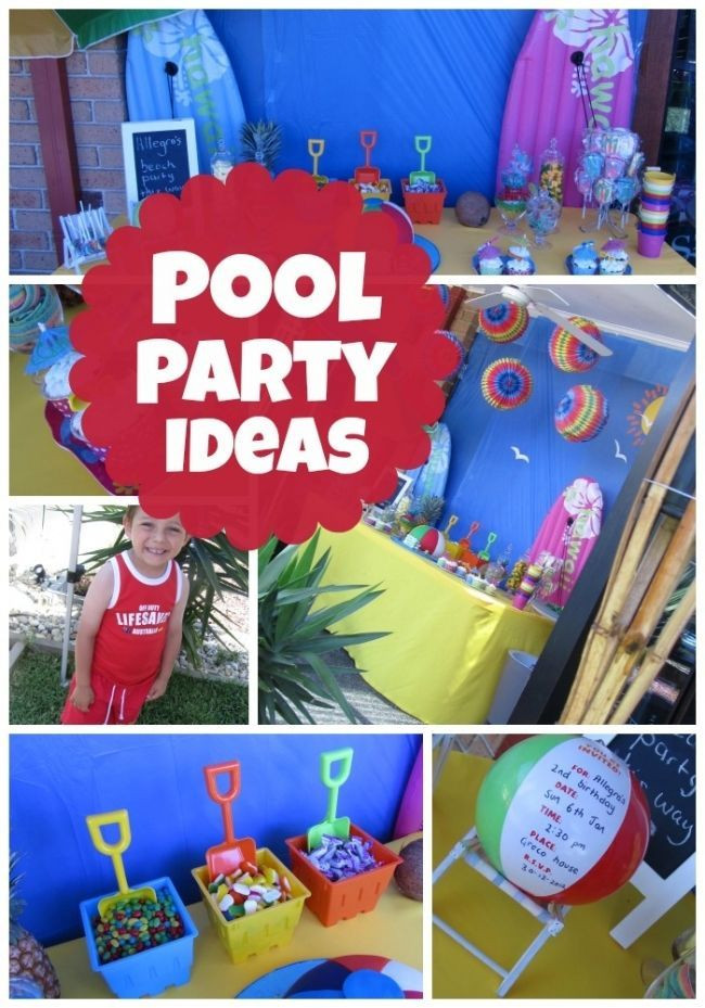 Summer Party Ideas For Kids
 Summer birthday party ideas this would be great for a