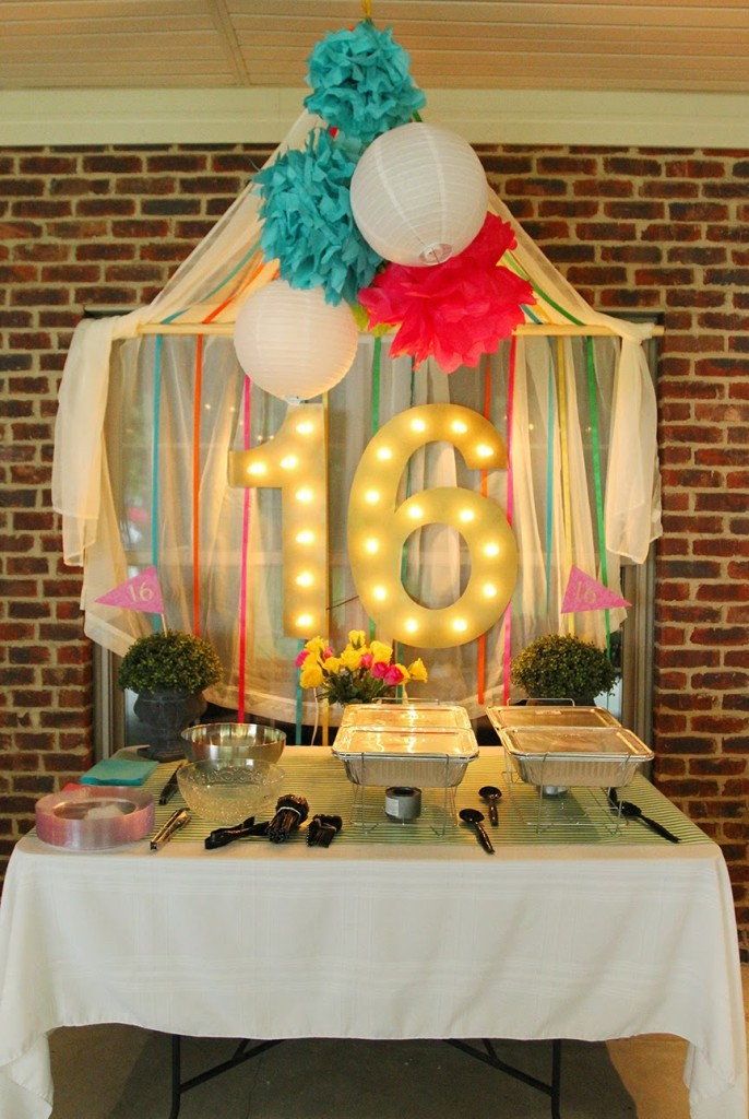 Sweet 16 Birthday Decorations
 12 Stylish Sweet 16 Ideas