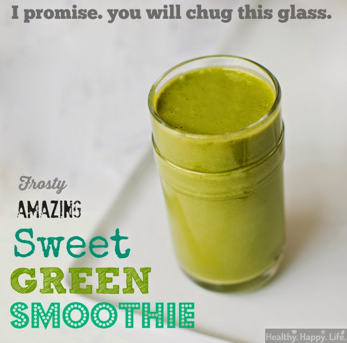 Sweet Green Smoothies
 Delicious Frosty Sweet Green Smoothie Protein Infused