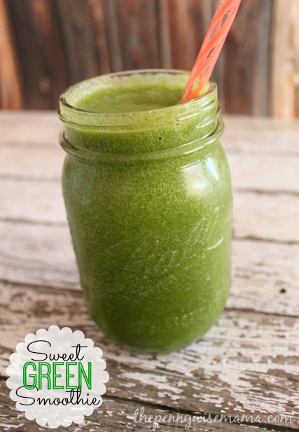 Sweet Green Smoothies
 Apple & Kale Sweet Green Smoothie Recipe The PennyWiseMama