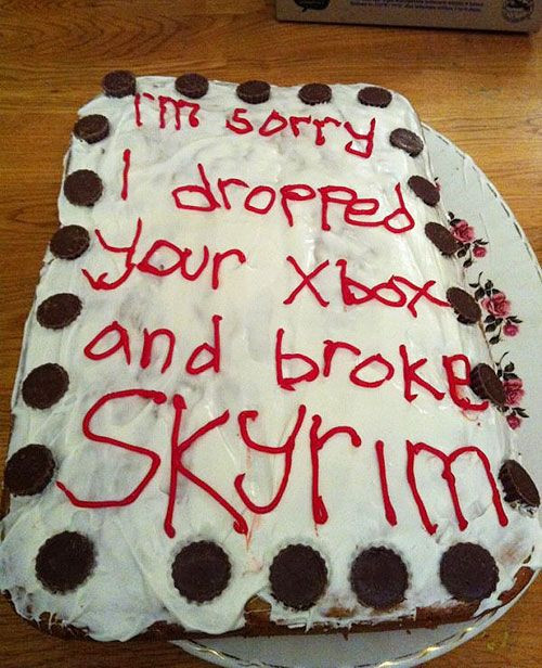 Sweet Mother Sweet Mother Skyrim Quote
 skyrim birthday cakes apology