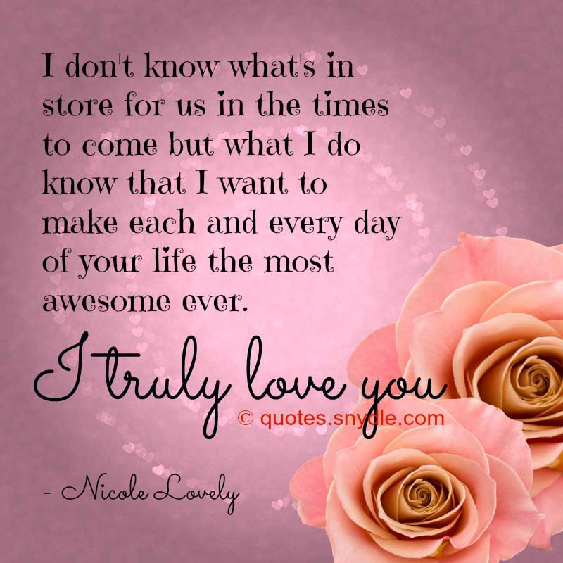 Sweet Romantic Quotes For Her
 50 Super Cute Love Quotes and Sayings with Picture