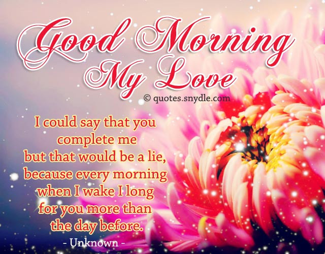 Sweet Romantic Quotes For Her
 Sweet Good Morning Quotes for Her and Him With Picture