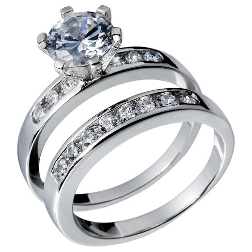 Target Diamond Rings
 Cubic Zirconia Engagement Ring 7 Silver Tar