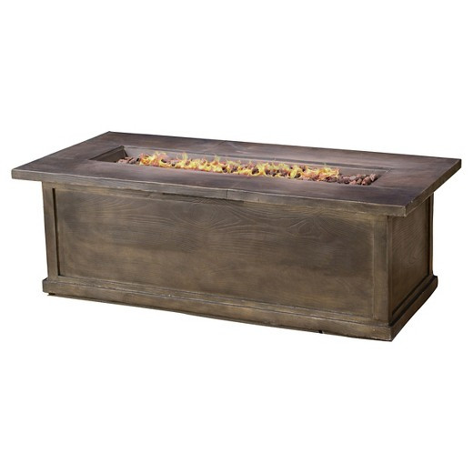 Target Fire Pit Table
 Anchorage 56" MGO Gas Fire Table with Concrete Tank Holder