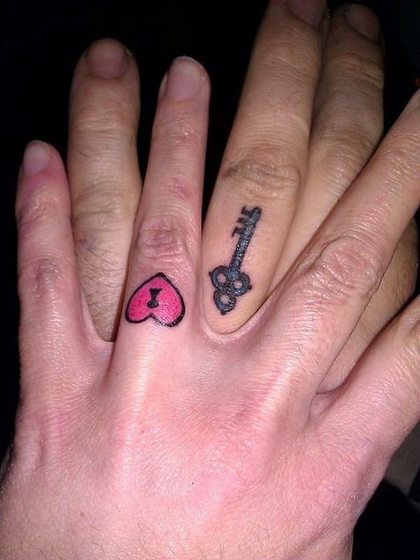 Tattooed Wedding Rings
 35 Romantic Wedding Ring finger Tattoo designs and ideas