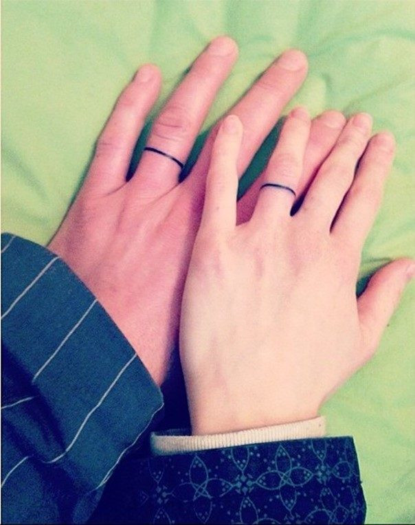 Tattooed Wedding Rings
 78 Wedding Ring Tattoos Done To Symbolize Your Love