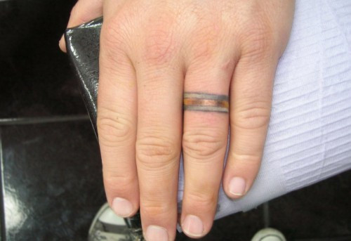 Tattooed Wedding Rings
 Wedding Rings for Women 20 Best Wedding Ring Tatoo Ideas