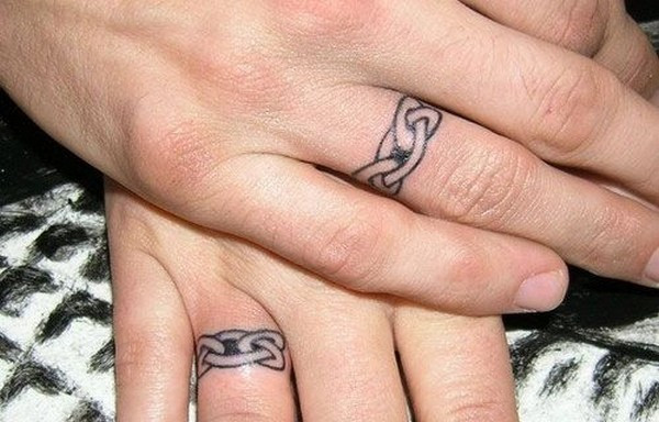 Tattooed Wedding Rings
 148 Sweet Wedding Ring Tattoos