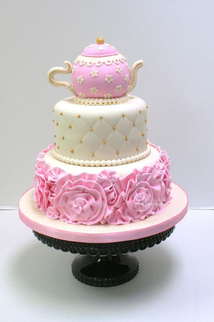 Tea Party Birthday Cake Ideas
 141 best images about Top Mother s Day Tea Party Cakes on