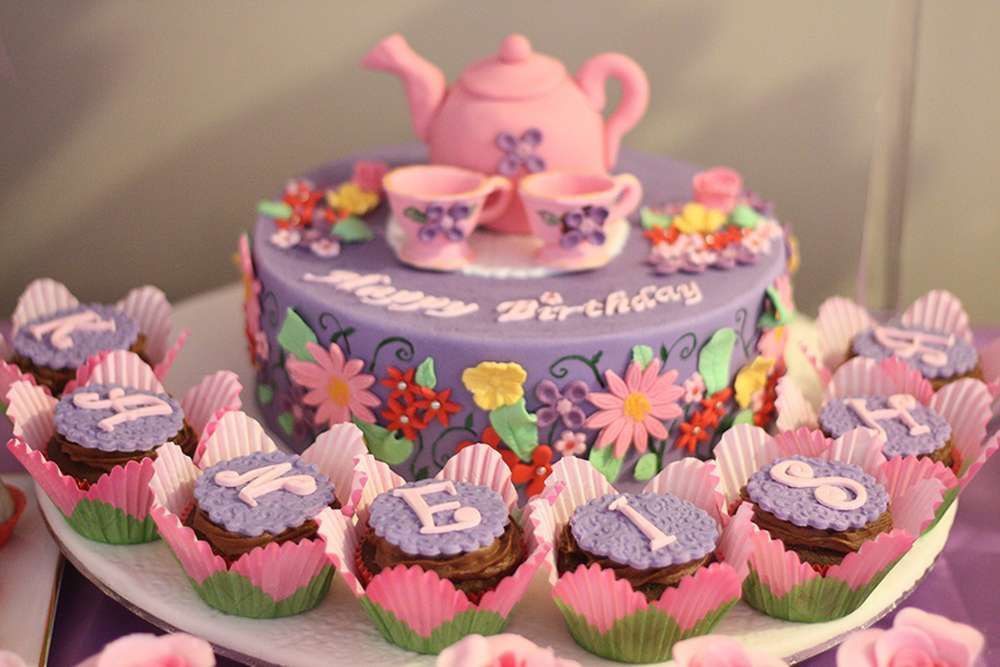 Tea Party Birthday Cake Ideas
 Tea Party Birthday Party Ideas in 2019