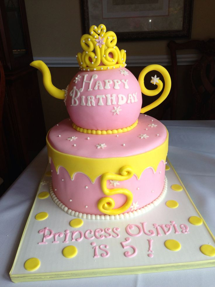 Tea Party Birthday Cake Ideas
 45 best Princess Tea Party images on Pinterest