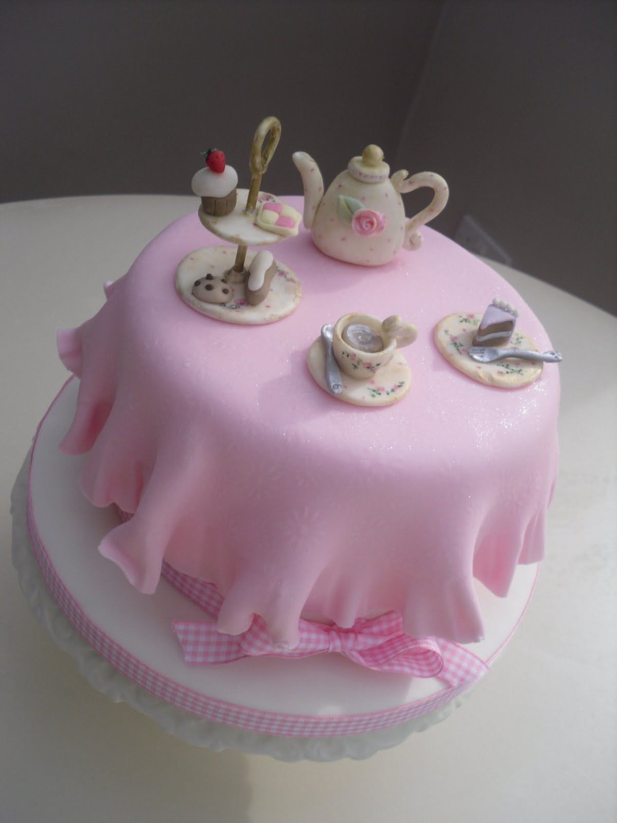 Tea Party Birthday Cake Ideas
 Katies Cupcakes Tea Party Cake