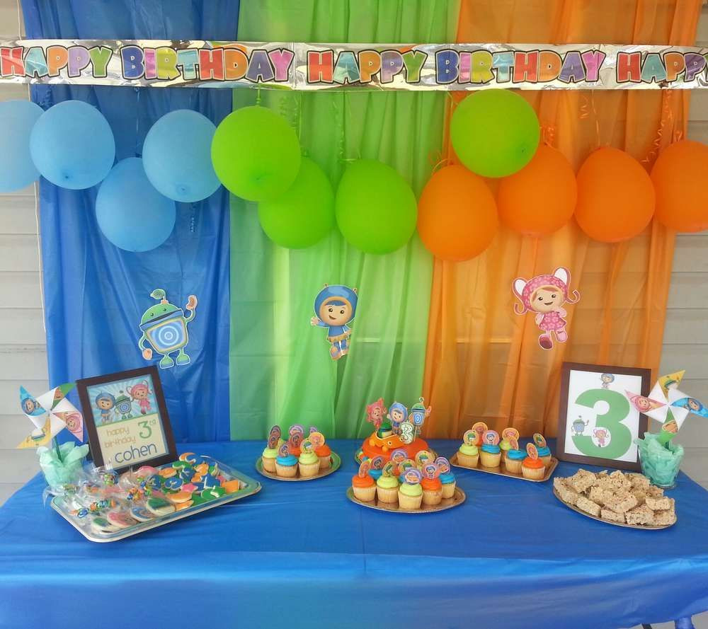 Team Umizoomi Birthday Party Decorations
 Team Umizoomi Birthday Party Ideas in 2019