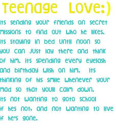 Teenage Relationship Quotes
 Quotes About Teenage Love