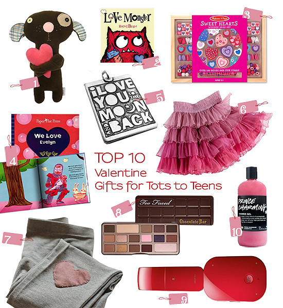 Teenage Valentine Gift Ideas
 Top 10 Thursdays Valentine Gifts for Tots to Teens