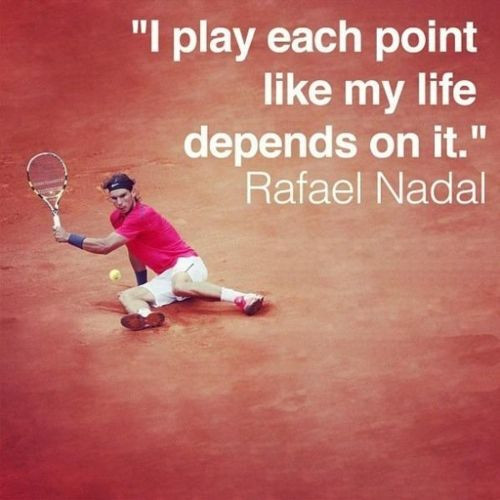 Tennis Motivational Quotes
 Rafael Nadal Quotes Inspirational QuotesGram