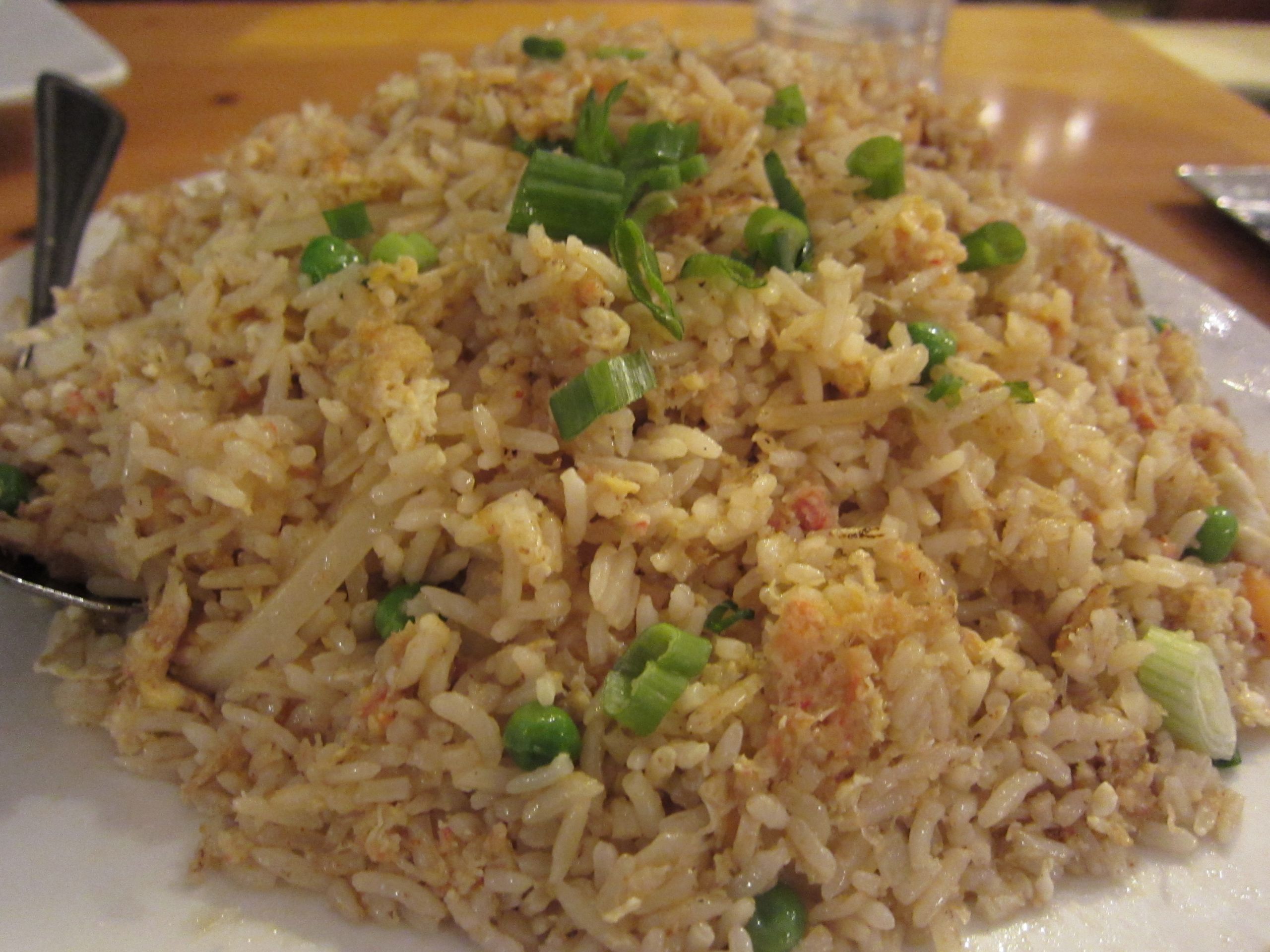 Thai Crab Fried Rice
 Thai Patio – Crab Fried Rice