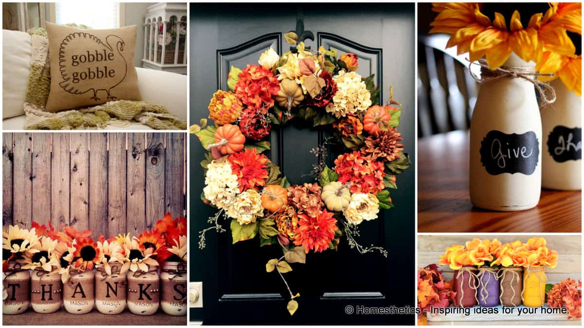 Thanksgiving Decor DIY
 20 Super Cool DIY Thanksgiving Decorations For Your Home