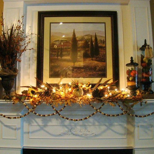 Thanksgiving Fireplace Mantel Decoration
 45 Great Thanksgiving Mantel Decorating Ideas Shelterness