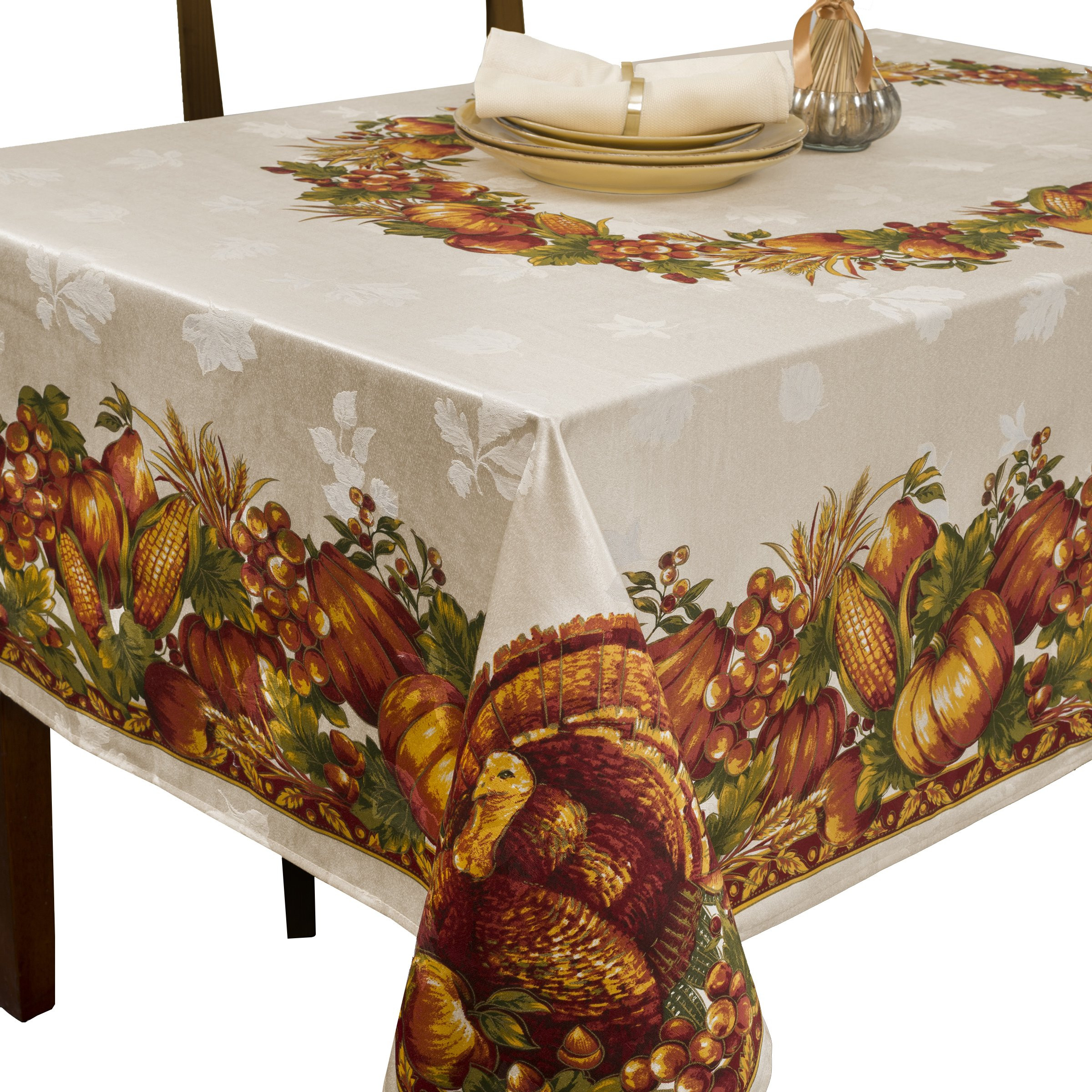 Thanksgiving Table Cloth
 Thanksgiving Decorations Table Amazon