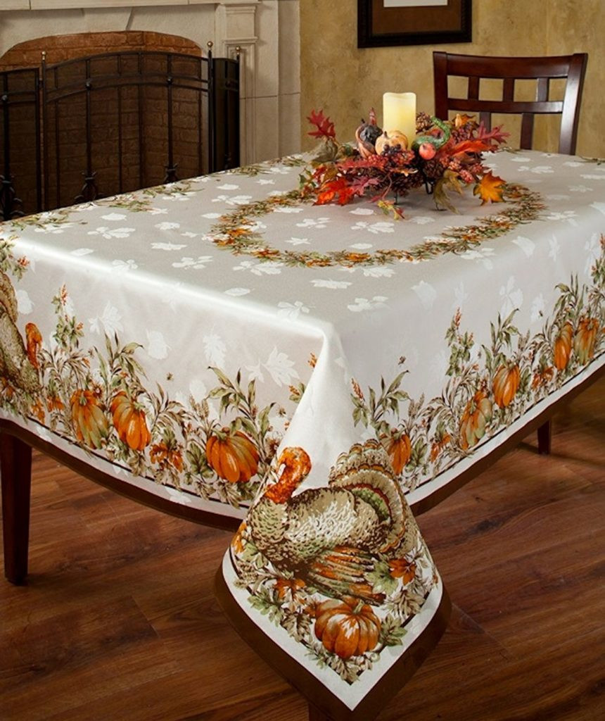 30 Perfect Thanksgiving Table Cloth – Home, Family, Style and Art Ideas