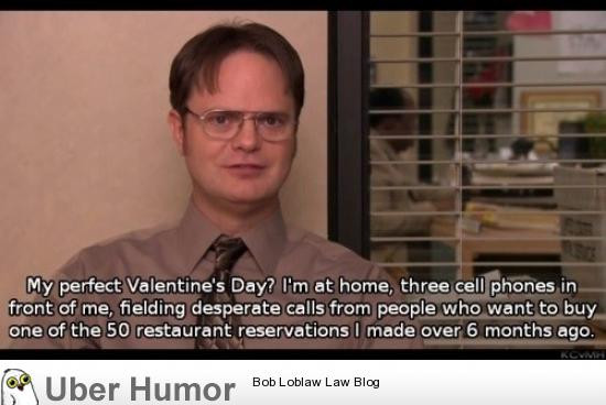The Office Valentines Day Quotes
 Dwight’s perfect Valentines day