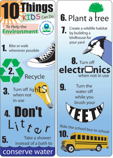 Things Kids Can Do
 What You Can Do To Help The Environment Carbonday