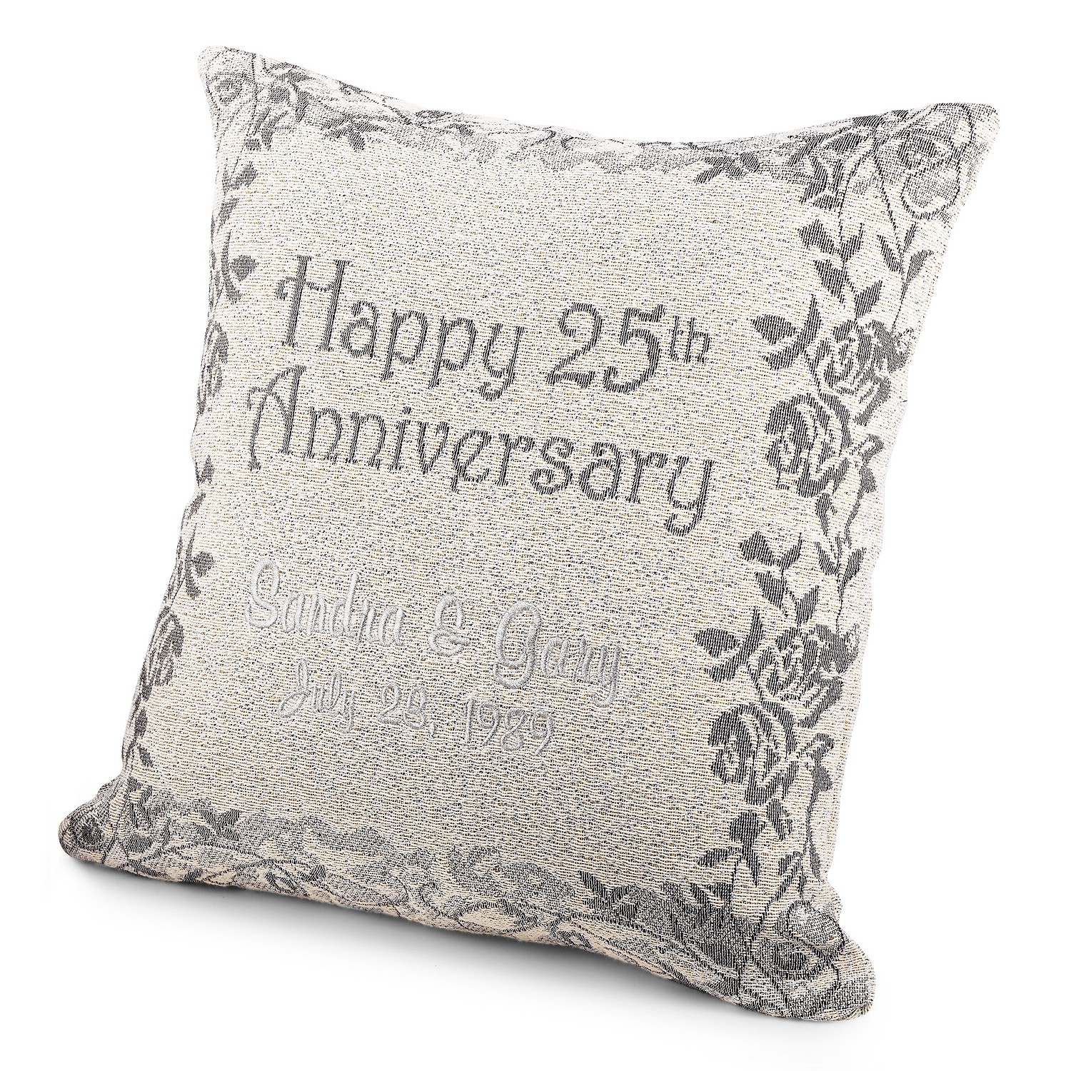 Things Remembered Anniversary Gift Ideas
 Personalized 25th Anniversary Pillow