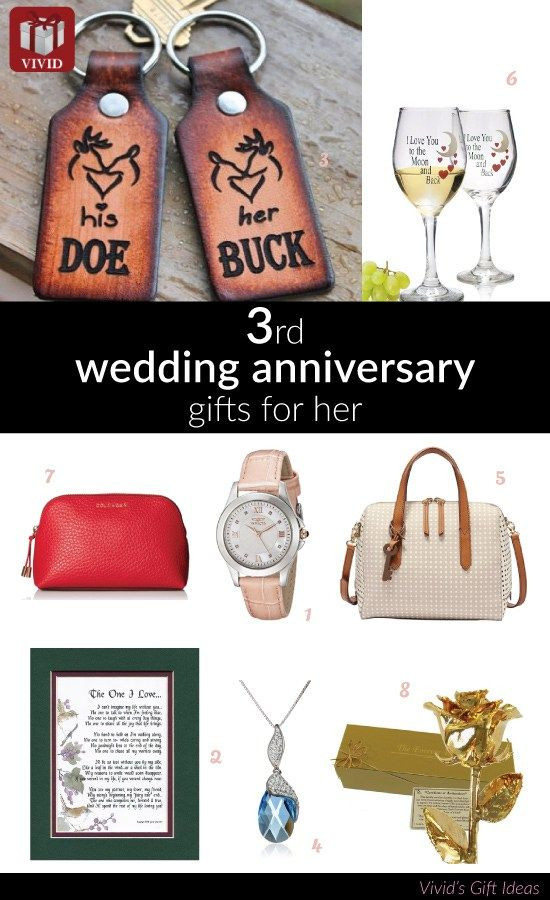 Third Anniversary Gift Ideas For Her
 155 best images about Anniversary Gift Ideas on Pinterest