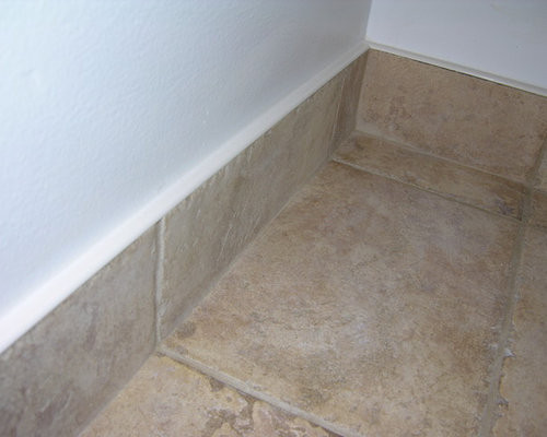 Tile Baseboard In Bathroom
 Tile Baseboard