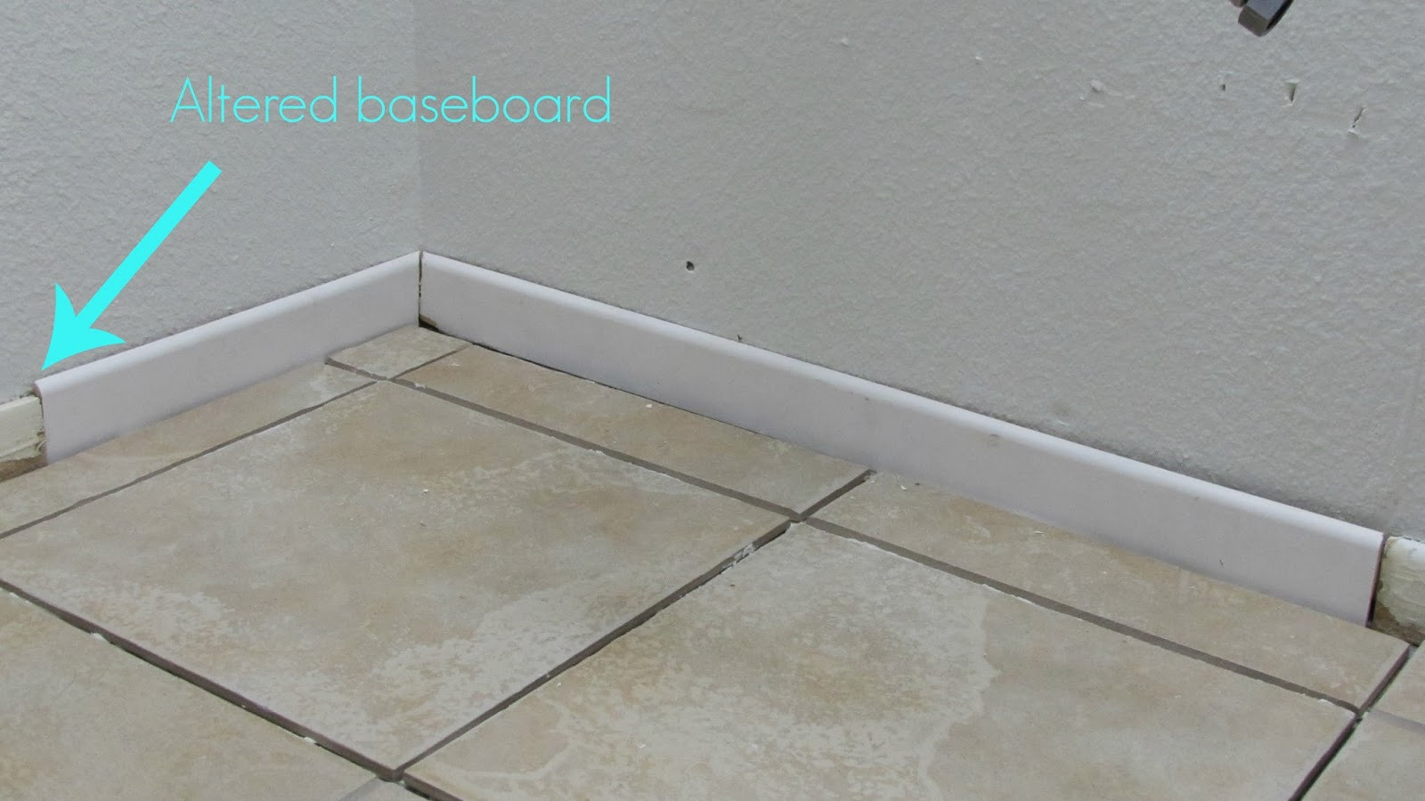Tile Baseboard In Bathroom
 Adventures in DIY Hall Bathroom Reno Baseboards