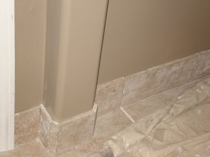 Tile Baseboard In Bathroom
 tile baseboards home decor Pinterest